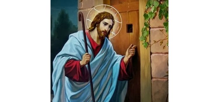 Jesus está a porta e pede entrada