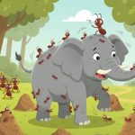 O elefante e a formiga medem suas forças