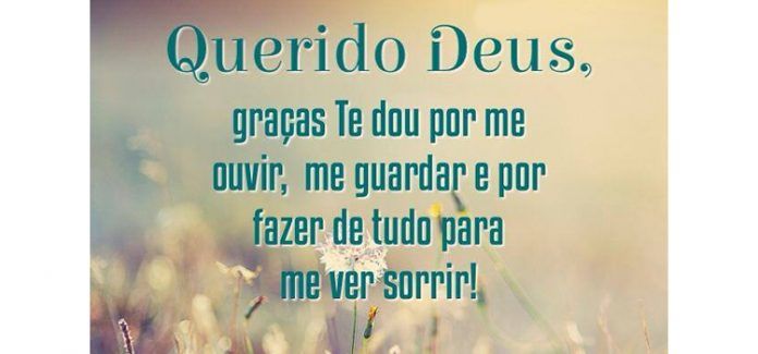 Agradecer a Deus todos dias