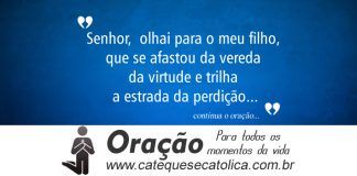 Oração por um filho desregrado