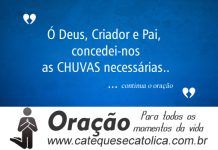 Oração para pedir chuva