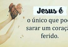 Um coração ferido não ama a si próprio