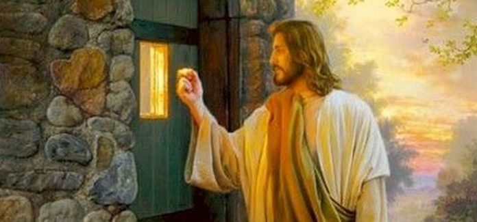 encontro com jesus Jesus bate a porta ao noso encontro