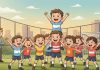 Menino deficiente joga futebol Menino deficiente joga futebol
