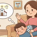a Mãe bate na sacristia