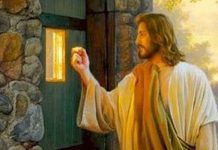 Jesus bate a porta e quer entrar em sua casa
