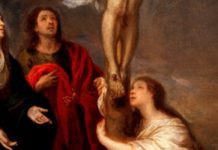 Maria ao pé da cruz Jesus nos da Maria como mãe