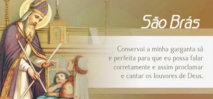 São Brás Protetor e benção da garganta