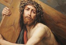 Paixão de JEsus Cristo - jesus carrega sua cruz