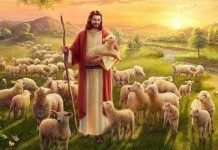 BOm Pastor Jesus com seu rebanho