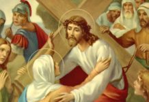 Encontro de Jesus Cristo e Nossa Senhora, a virgem do silêncio