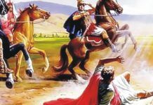 Paulo a caminho de Damasco caiu do cavalo