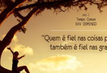 Ser fiel nas pequenas coisas