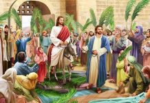 Domingo de Ramos Hosana ao Filho de Davi!