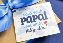 Para você papai com muito amor. Feliz Dia dos Pais