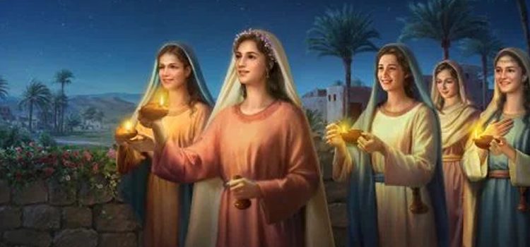 virgens prudentes estar preparados para a vinda do senhor Jesus