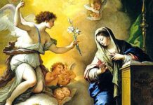 anunciação do Senhor, o anjo anuncia a Maria, o sim de Maria