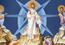 Subir ao monte e ser transfigurado em Cristo, transfiguração do Senhor