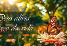 Deus alivia o peso da vida