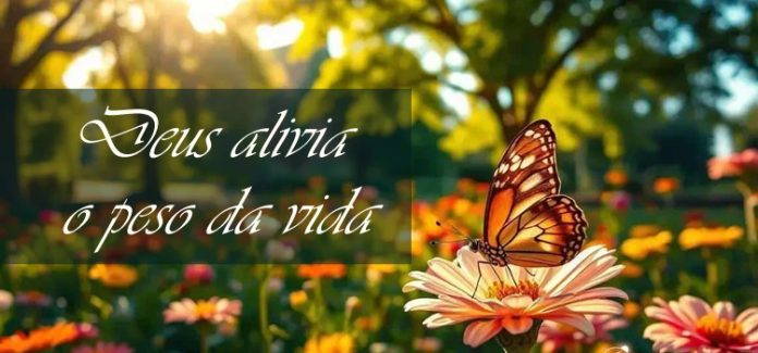 Alivio de Deus Deus alivia o peso da vida